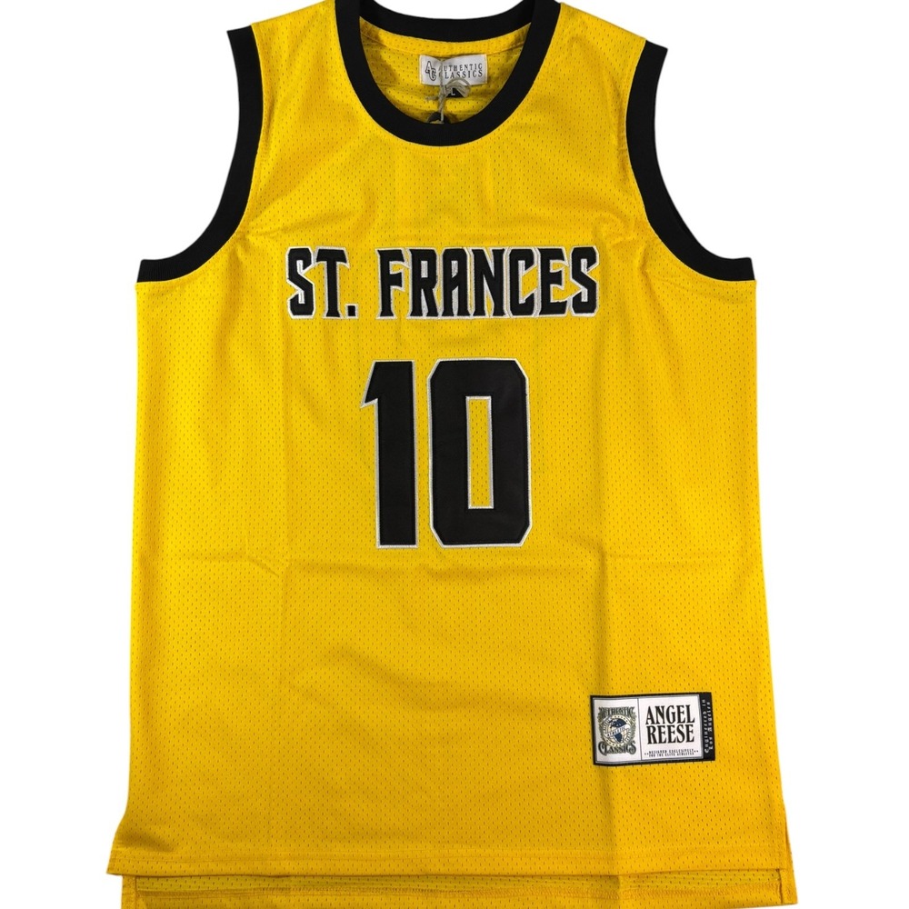 Angel Reese St. Frances Academy Authentic Classics Basketball Jersey Large